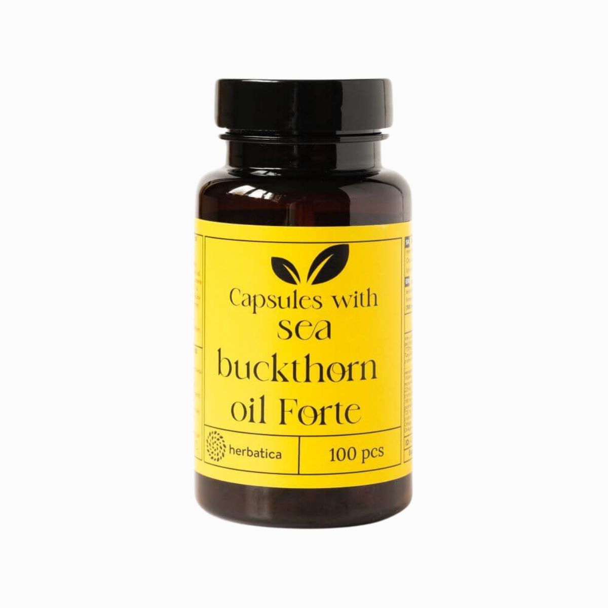 Rakytníkový olej Forte v kapsulách/500mg - 100 kapsúl - Herbatica
