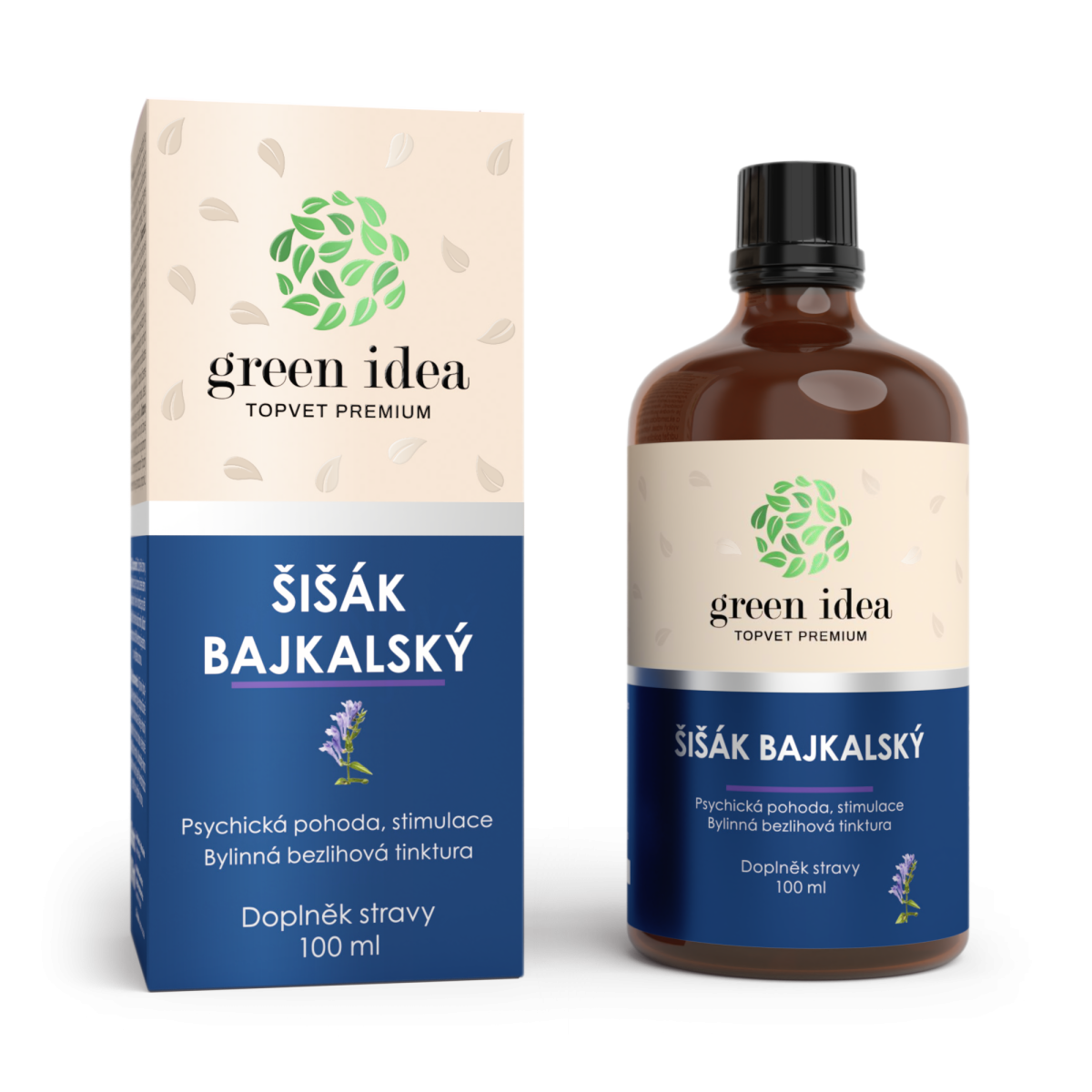 Šišák - bezalkoholová tinktúra 100 ml - Green idea