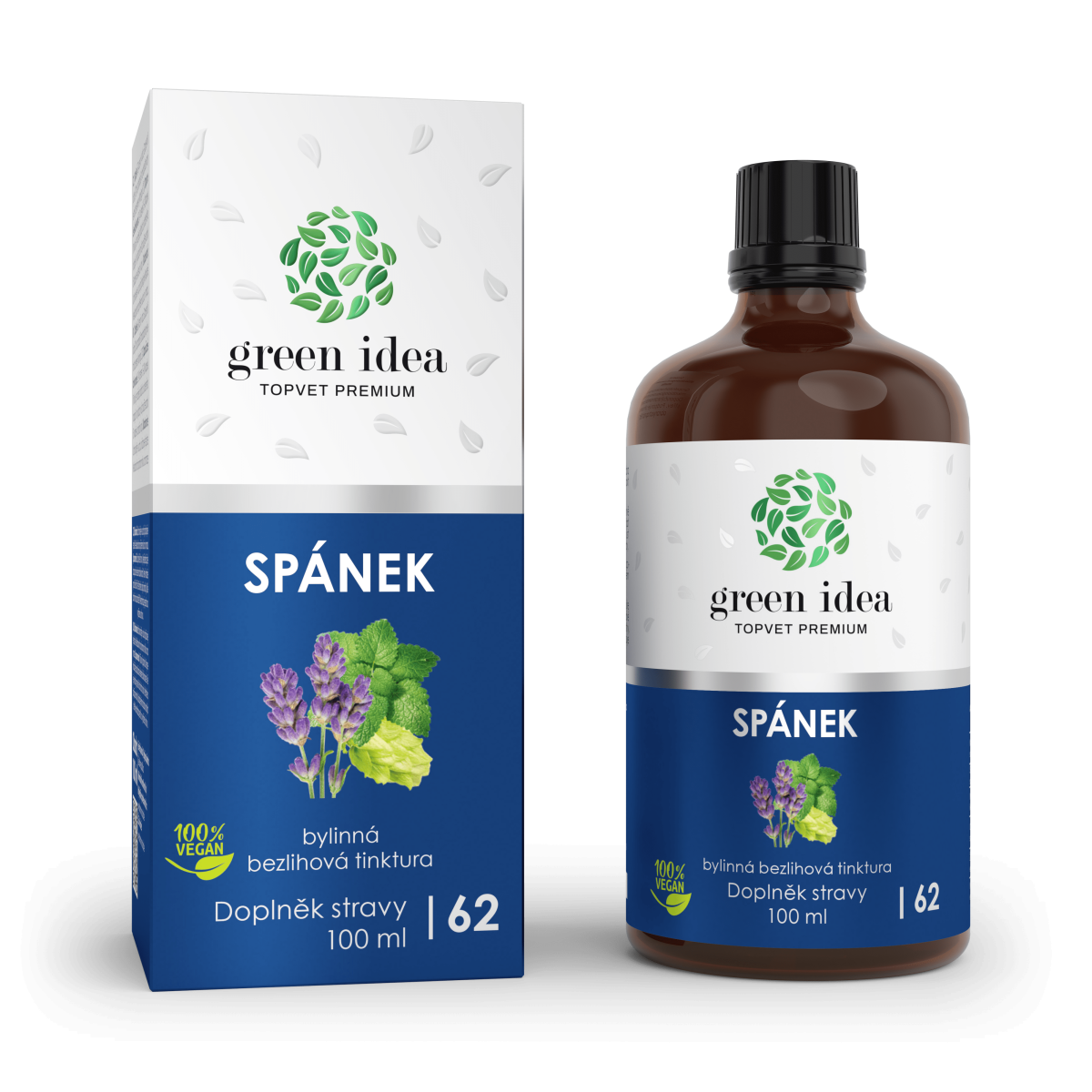 Spánok - bezliehová tinktúra 100 ml - Green idea