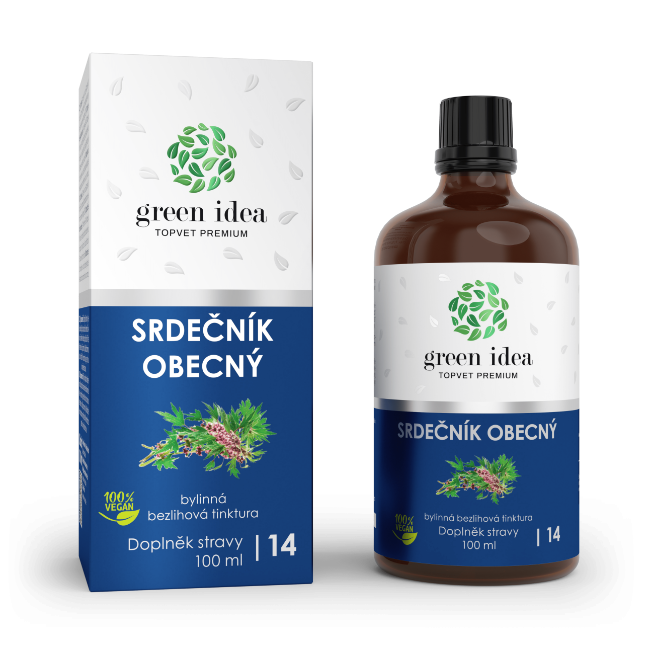 Srdcovník - bezalkoholová tinktúra 100 ml - Green idea