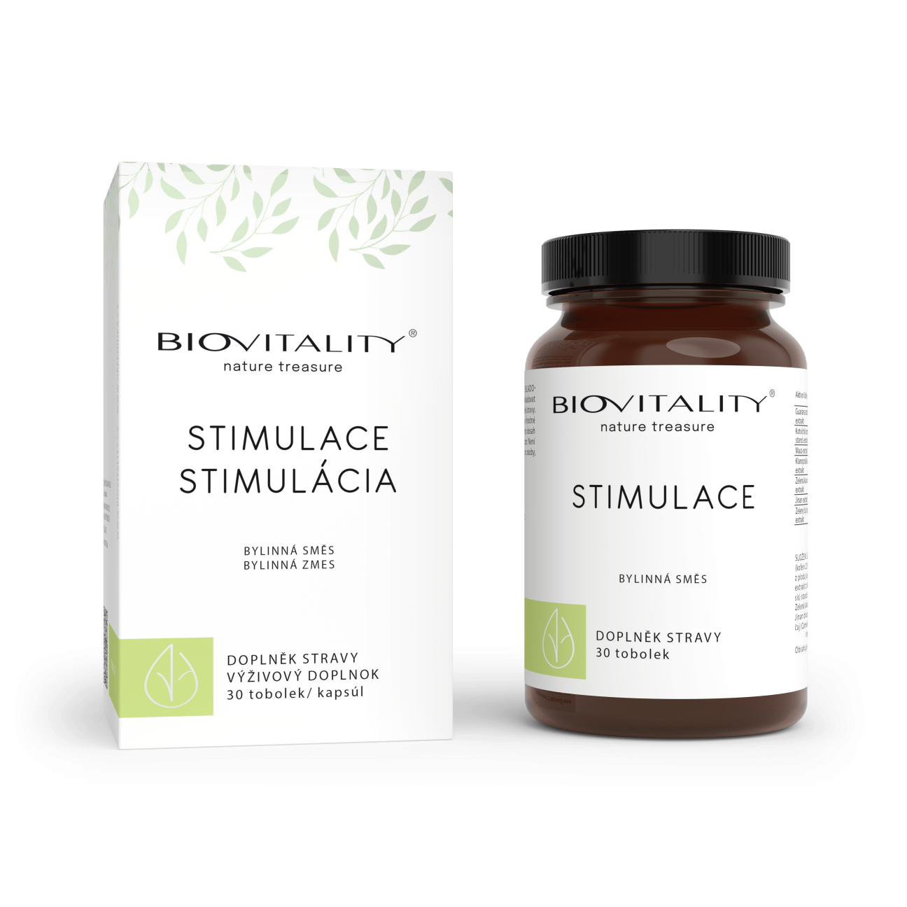 Stimulácia – bylinný komplex – kapsuly 30 ks – Green idea