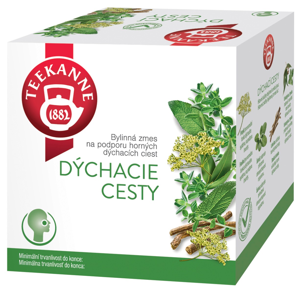 TEEKANNE BYLINNÝ ČAJ HRDLO A DÝCHACIE CESTY