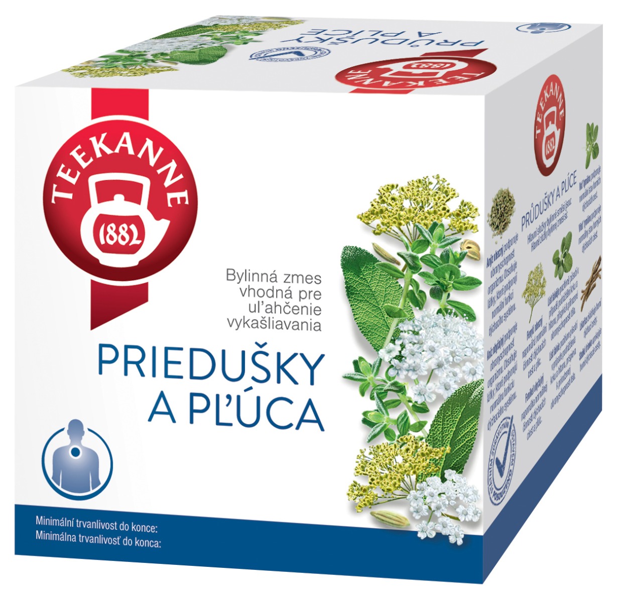 TEEKANNE Bylinný čaj Priedušky a pľúca