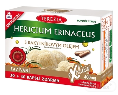Terezia Hericium Erinaceus S Rakytníkovým Olejom