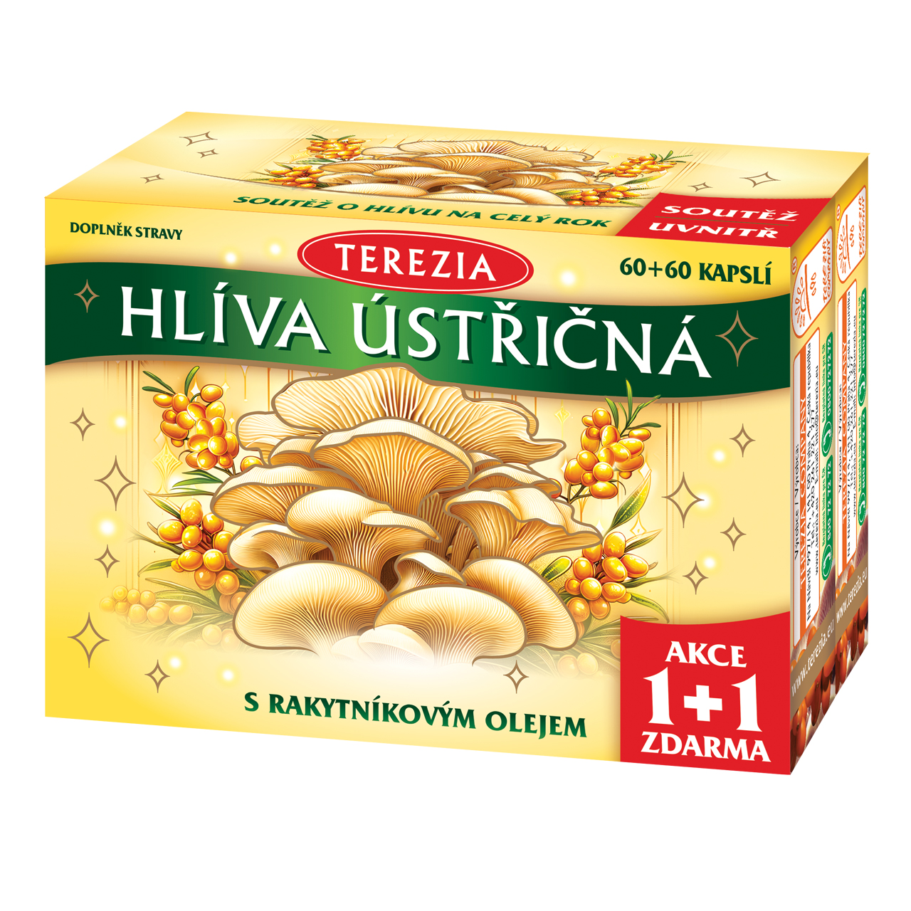 TEREZIA Hliva ustricovitá s rakytníkovým olejom Limitovaná edícia