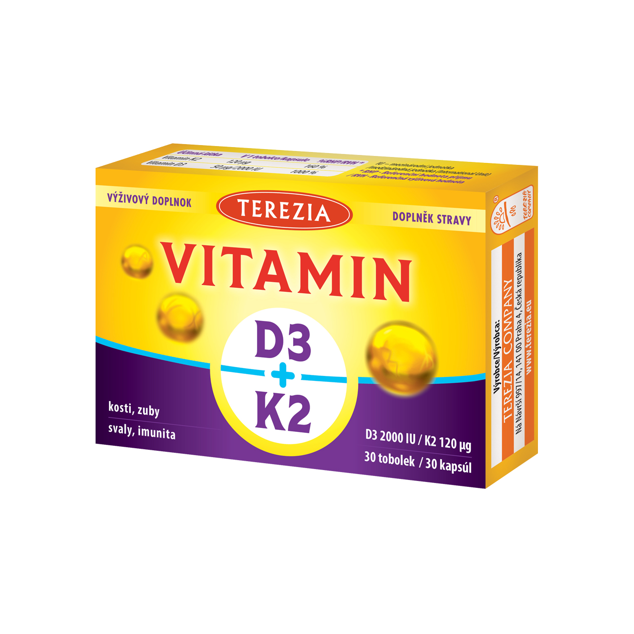 TEREZIA VITAMÍN D3 + K2