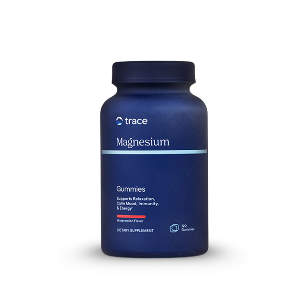 Trace Minerals Magnesium Gummies (Melón), 120 gumových cukríkov