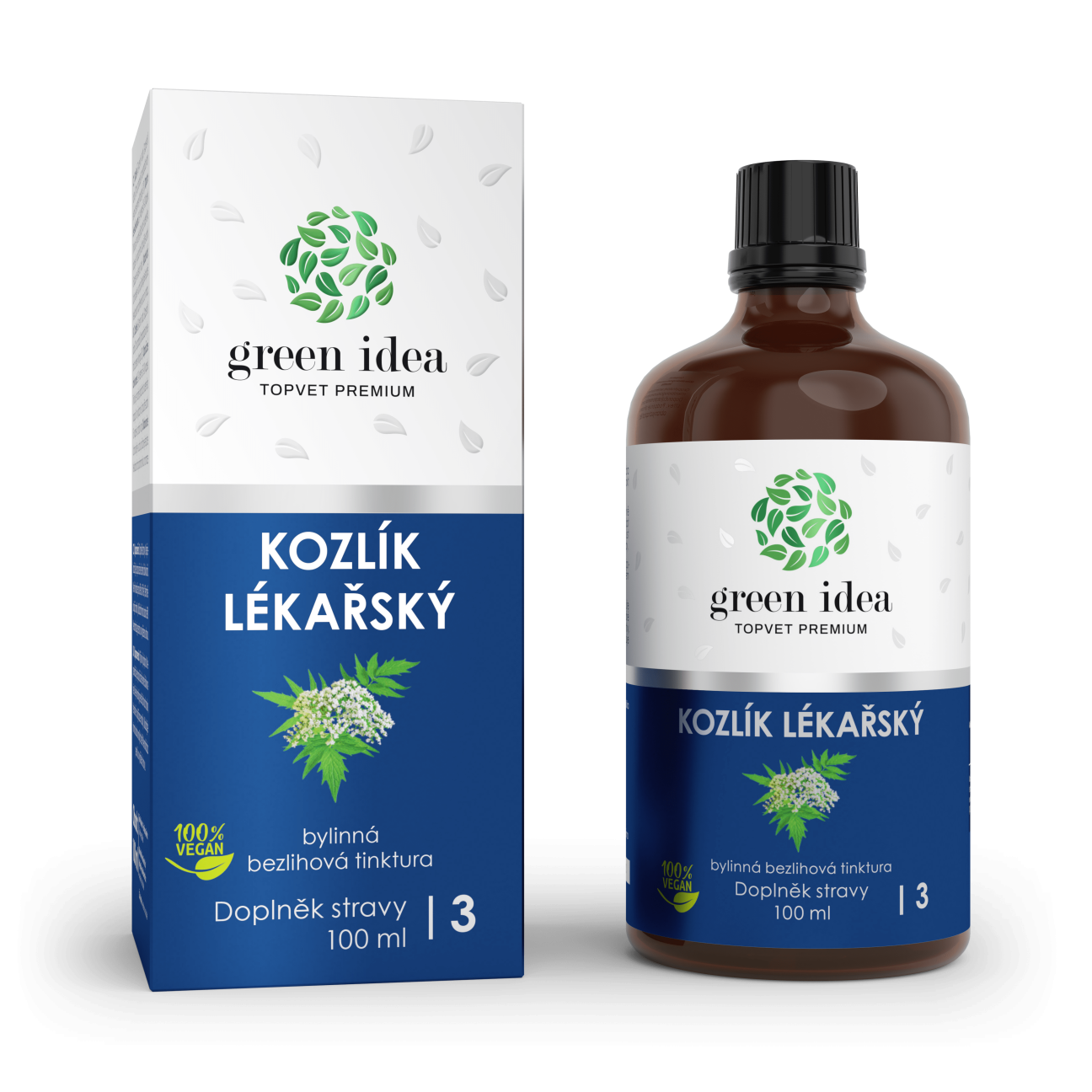 Valeriána lekárska - tinktúra bez alkoholu 100 ml - Green idea