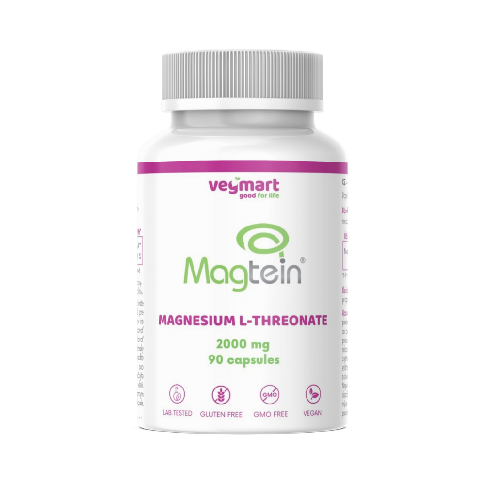 Vegmart MagTein® - Magnézium Treonát 666 mg, 90 kapsúl