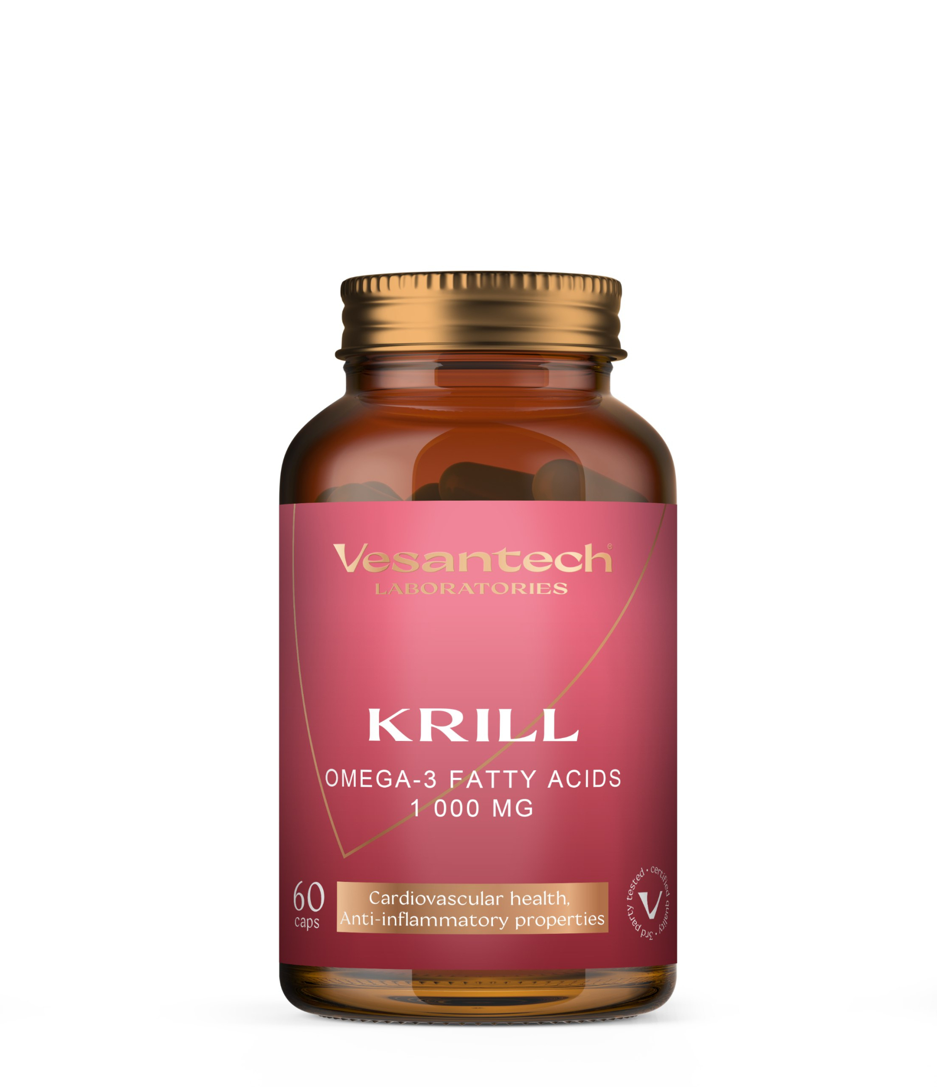 Vesantech Krill olej EXTRA 1000 mg