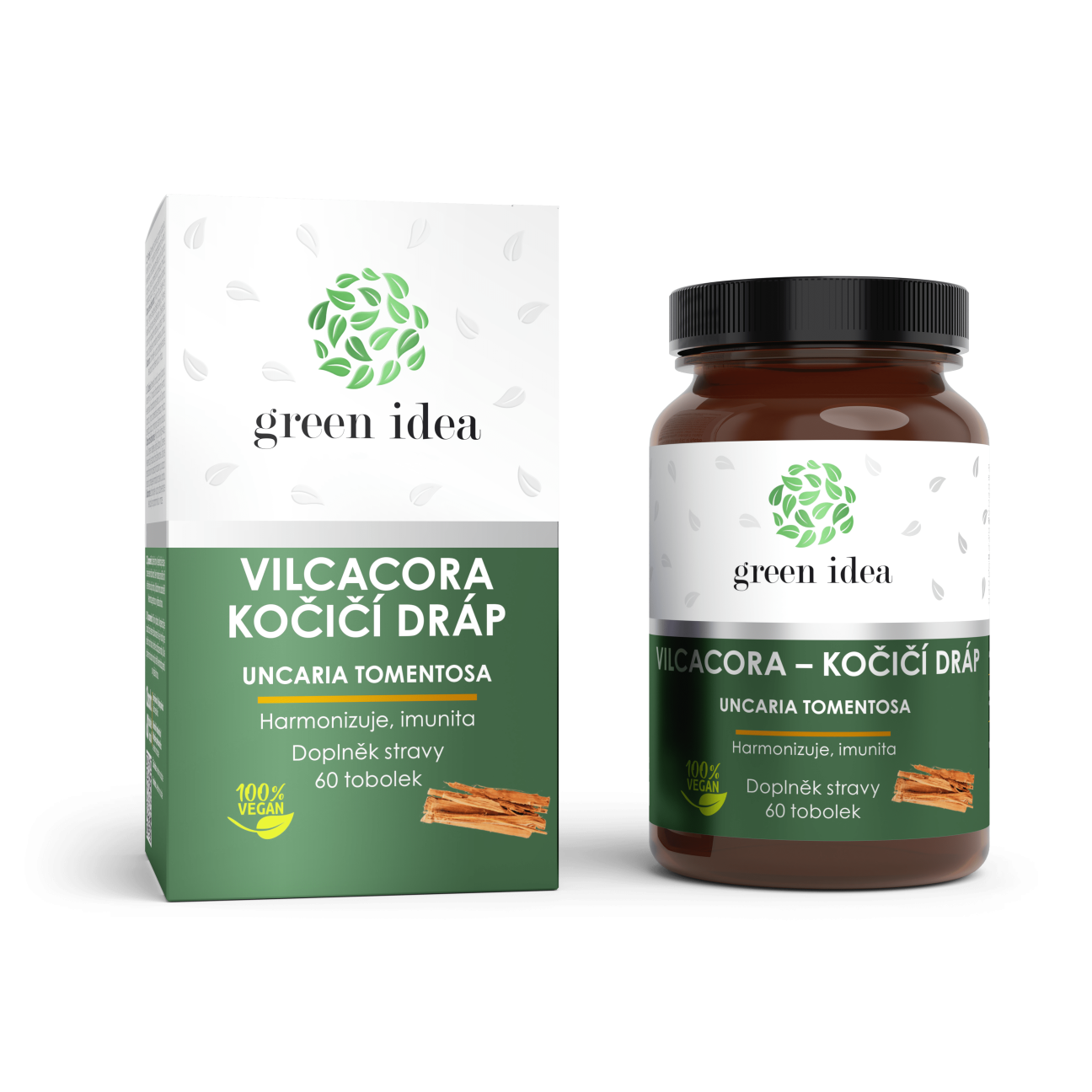 Vilcacora bylinný extrakt - kapsuly 60 ks - Green idea