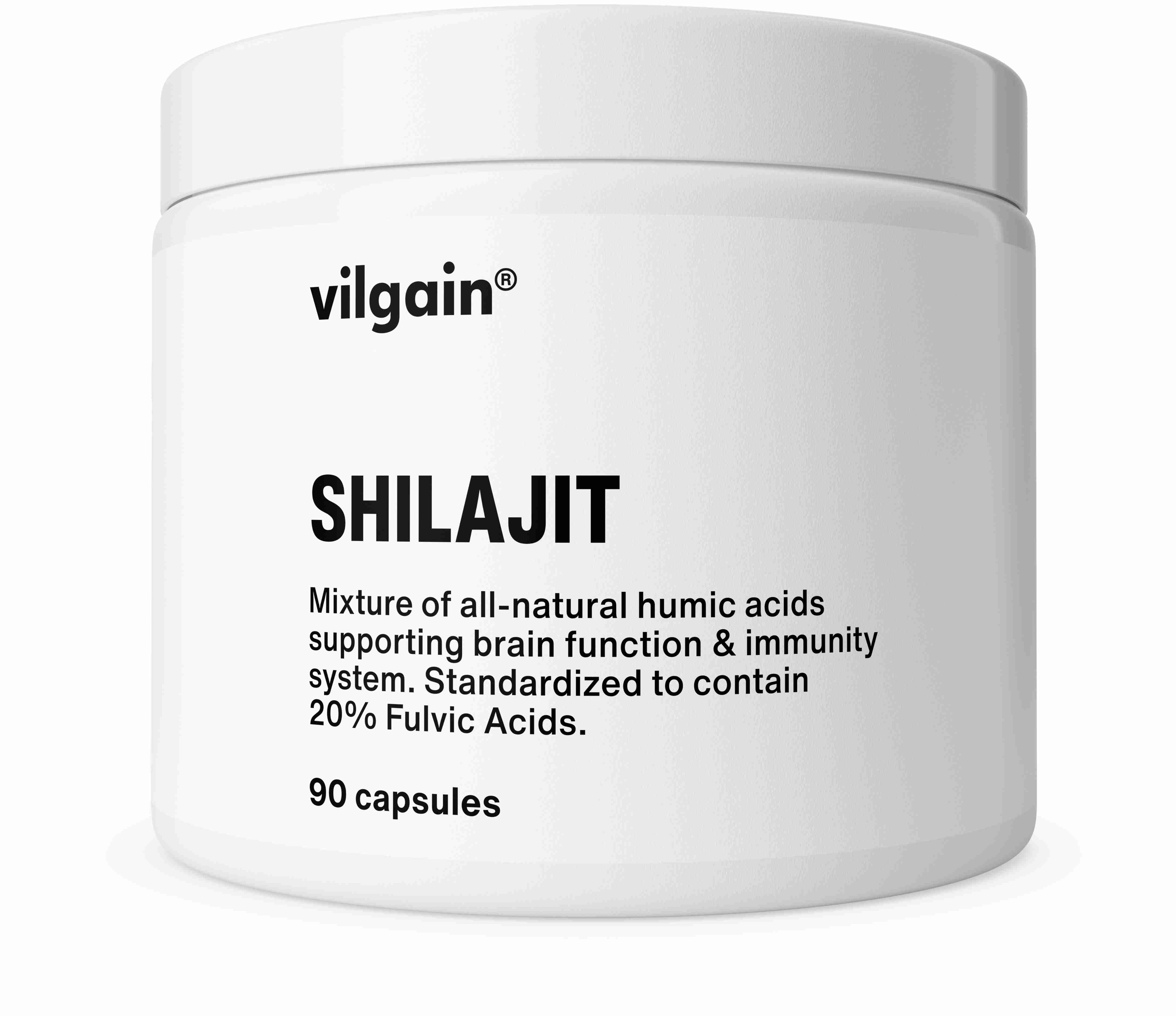 Vilgain Shilajit 20 % extrakt kyseliny fulvovej