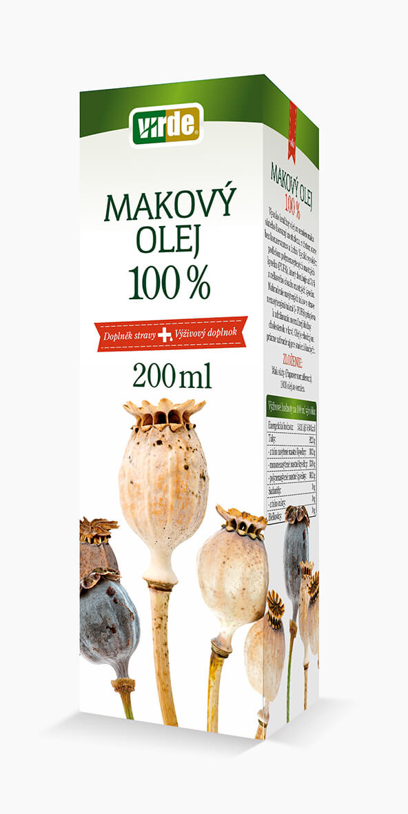 Virde Makový Olej 100%