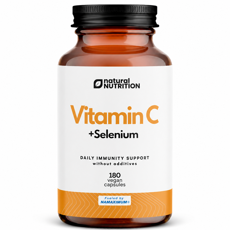 Vitamín C + Selén kapsuly 180 caps