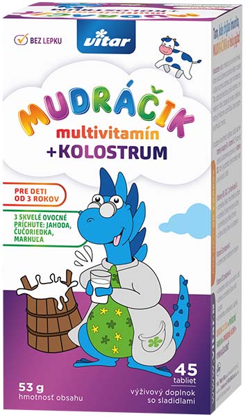 VITAR MUDráčik multivitamín + kolostrum