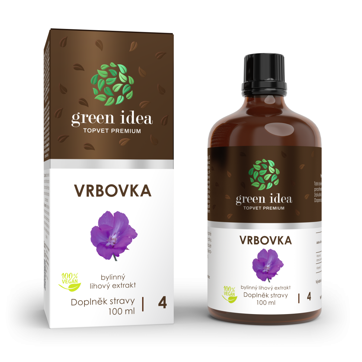 Vŕbová tinktúra - kvapky 100 ml - Green idea