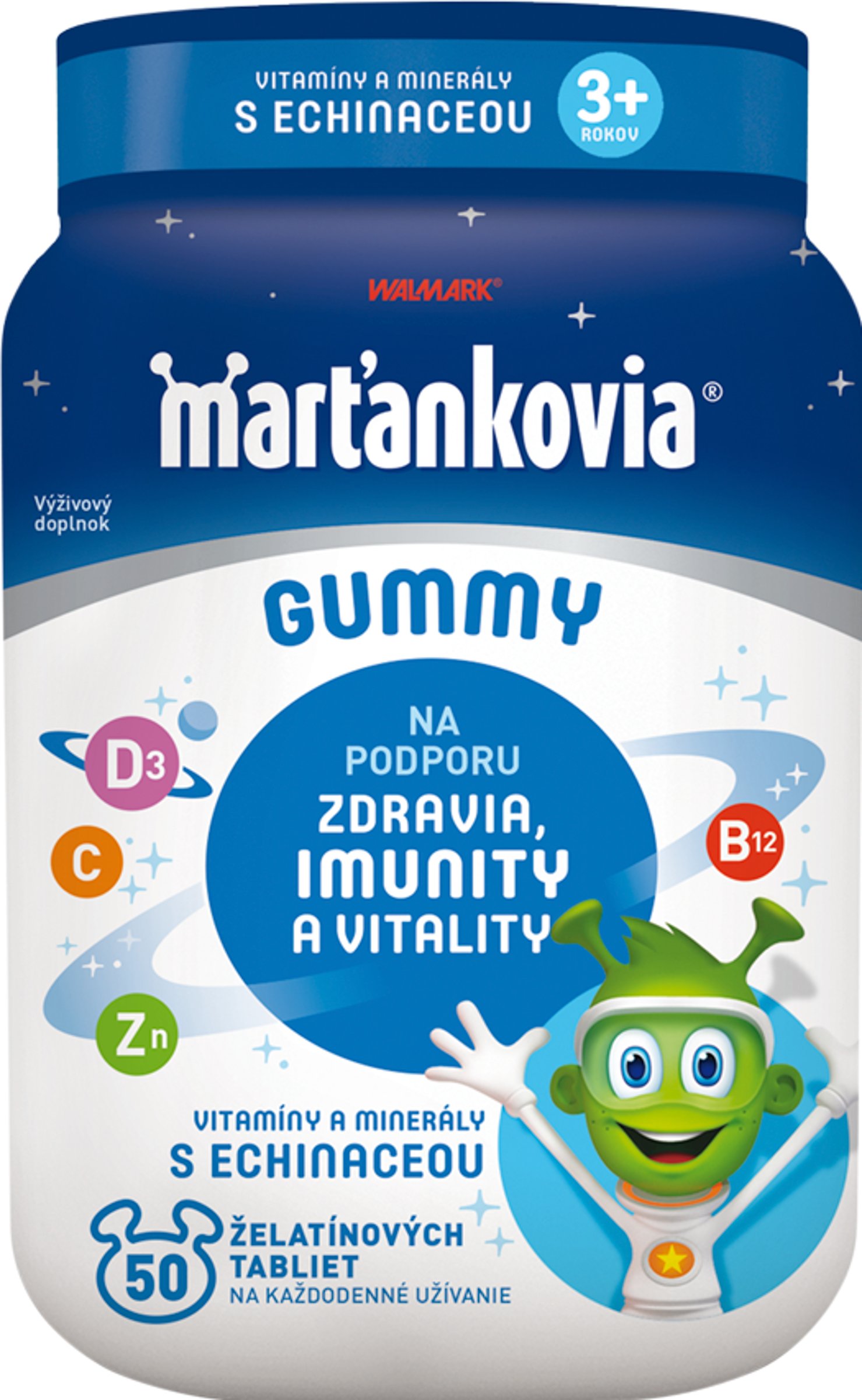 WALMARK Marťankovia Gummy Vitamíny s Echinaceou