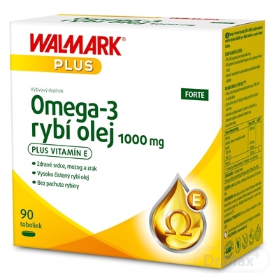 WALMARK Omega-3 rybí olej FORTE
