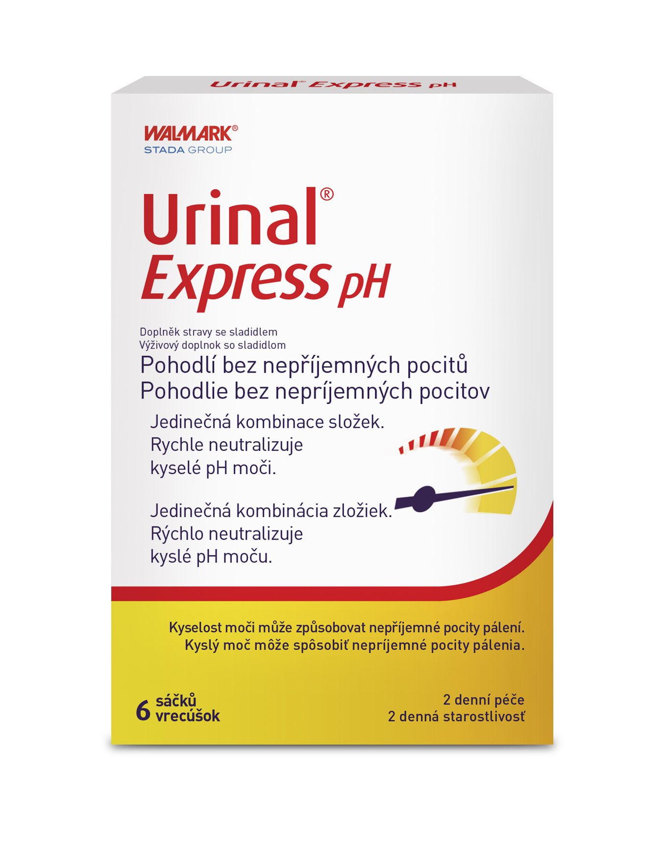 WALMARK Urinal Express pH 6 sáčkov