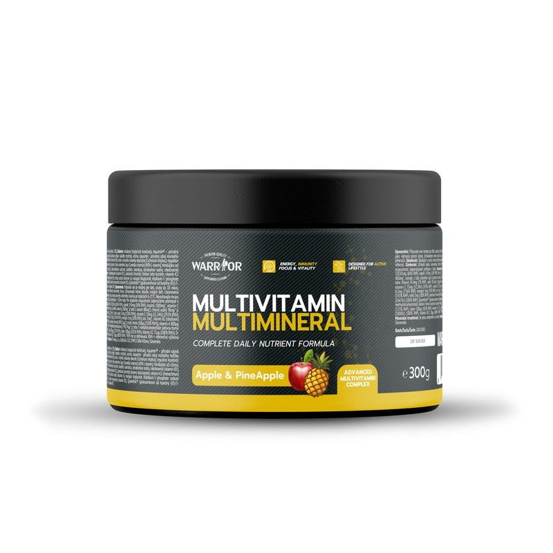 Warrior Multivitamin Multimineral 300g Apple & PineApple