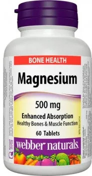 WEBBER NATURALS Magnezium 500 mg 60 tabliet