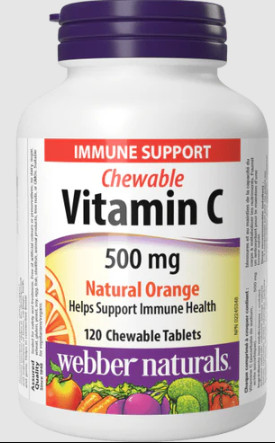 WEBBER NATURALS Vitamín C 500 mg natural orange
