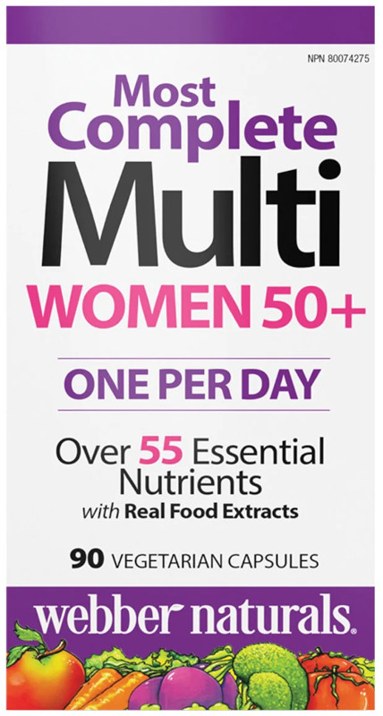 WEBBER NATURALS Ženy 50+ kompletný multivitamín