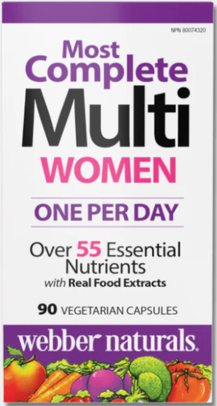WEBBER NATURALS Ženy kompletný multivitamín
