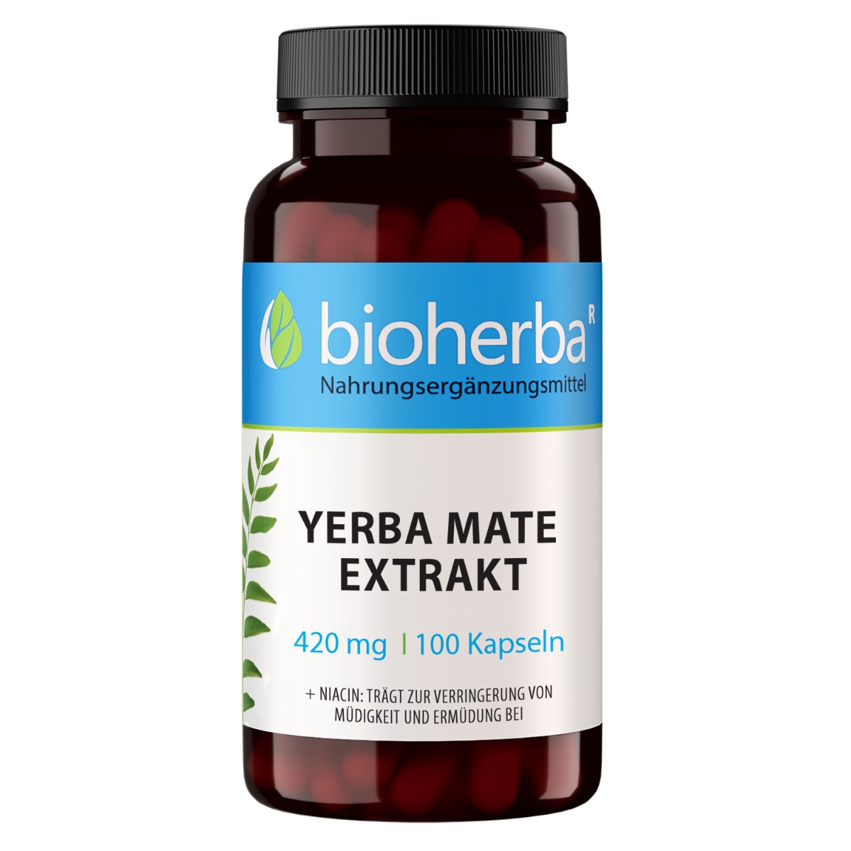 Yerba Mate extrakt 420 mg – 100 kapsúl – Bioherba