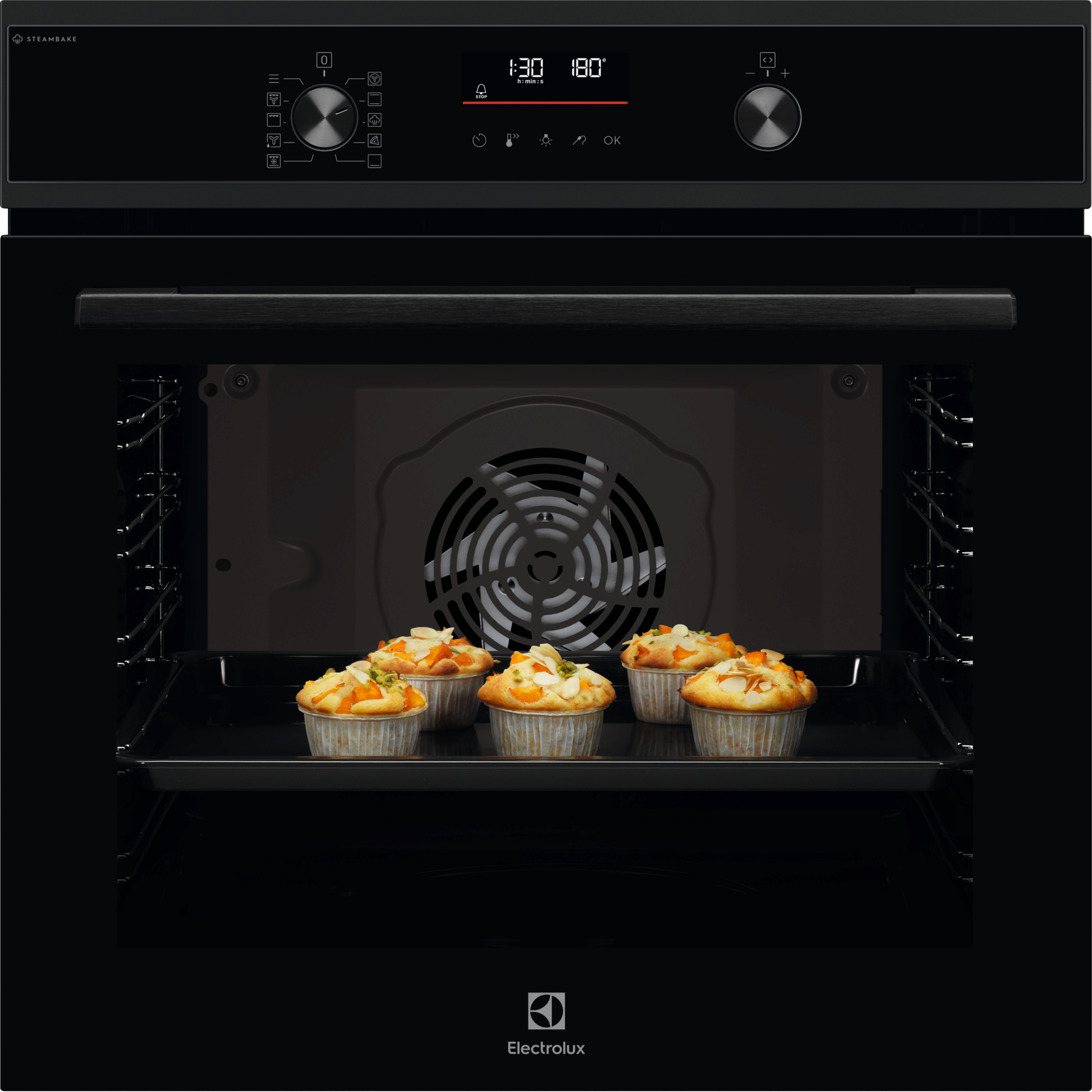 Electrolux Vstavaná rúra séria 600 s parnou funkciou SteamBake EOD6F77H