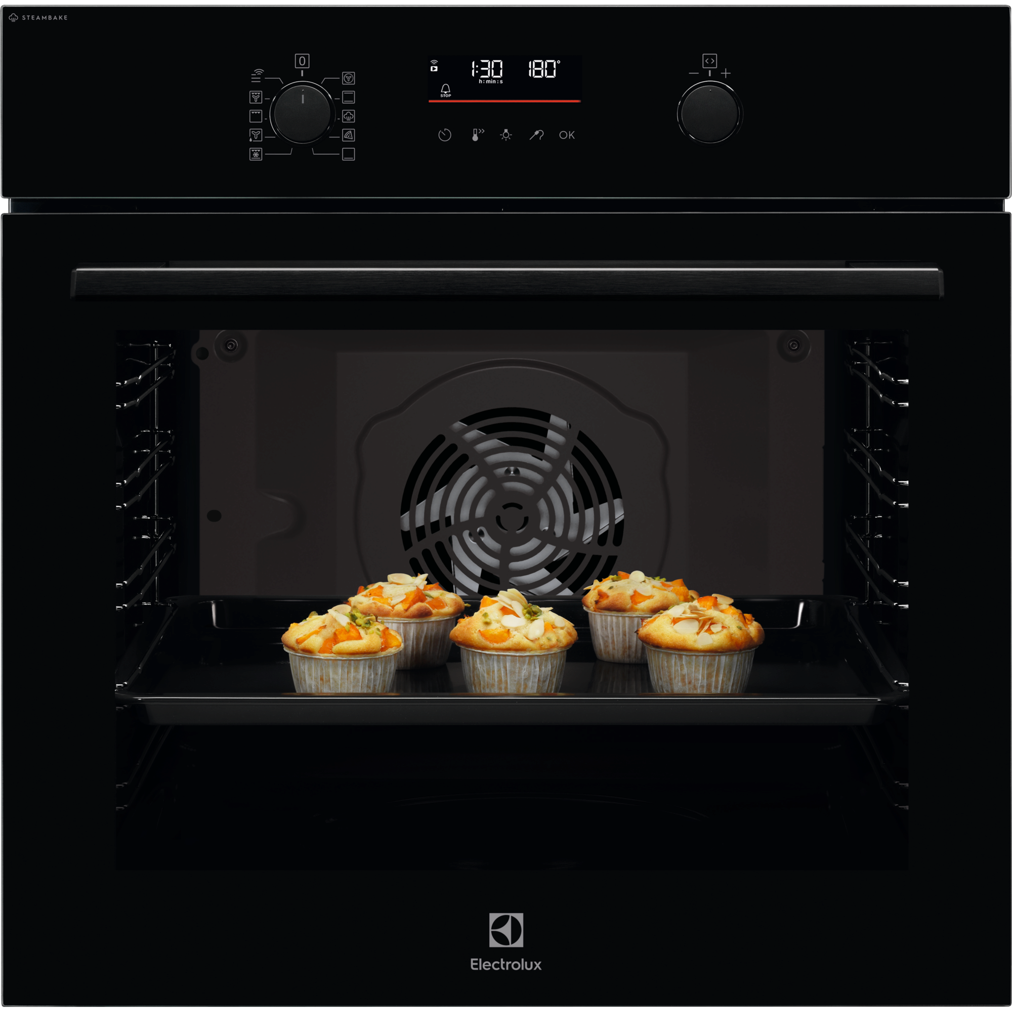 Electrolux Vstavaná rúra séria 600 s parnou funkciou SteamBake EOD6F77WZ