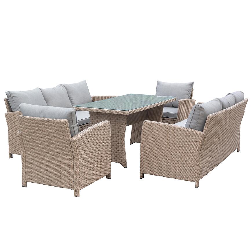 Komplet technoratanový Bados natural