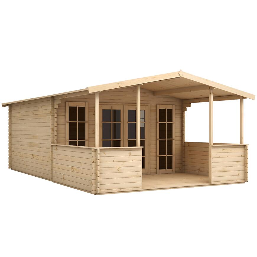 Záhradný domček Rannik + terasa 416x667