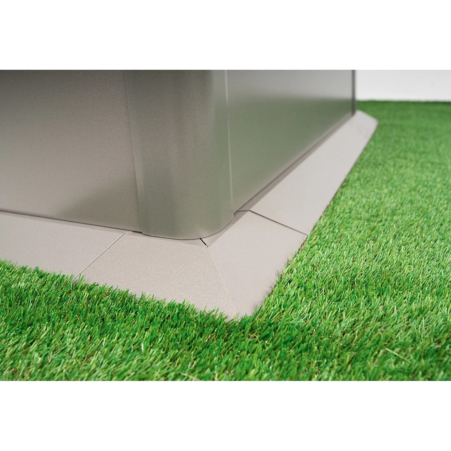 Biohort Hrana pre ľahké kosenie pre vyvýšený záhon Belvedere L200 kremeňovo sivá