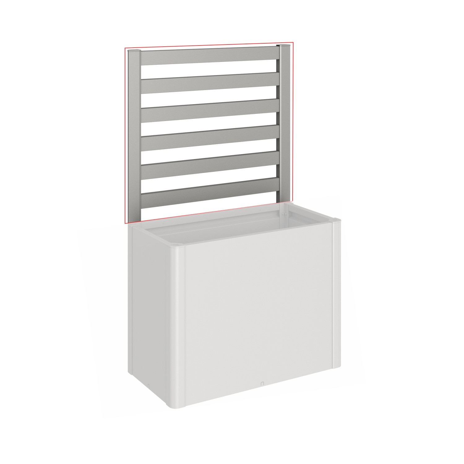 Biohort Latková mreža pre vyvýšený záhon pre stranu 1 m kremeňovo sivá