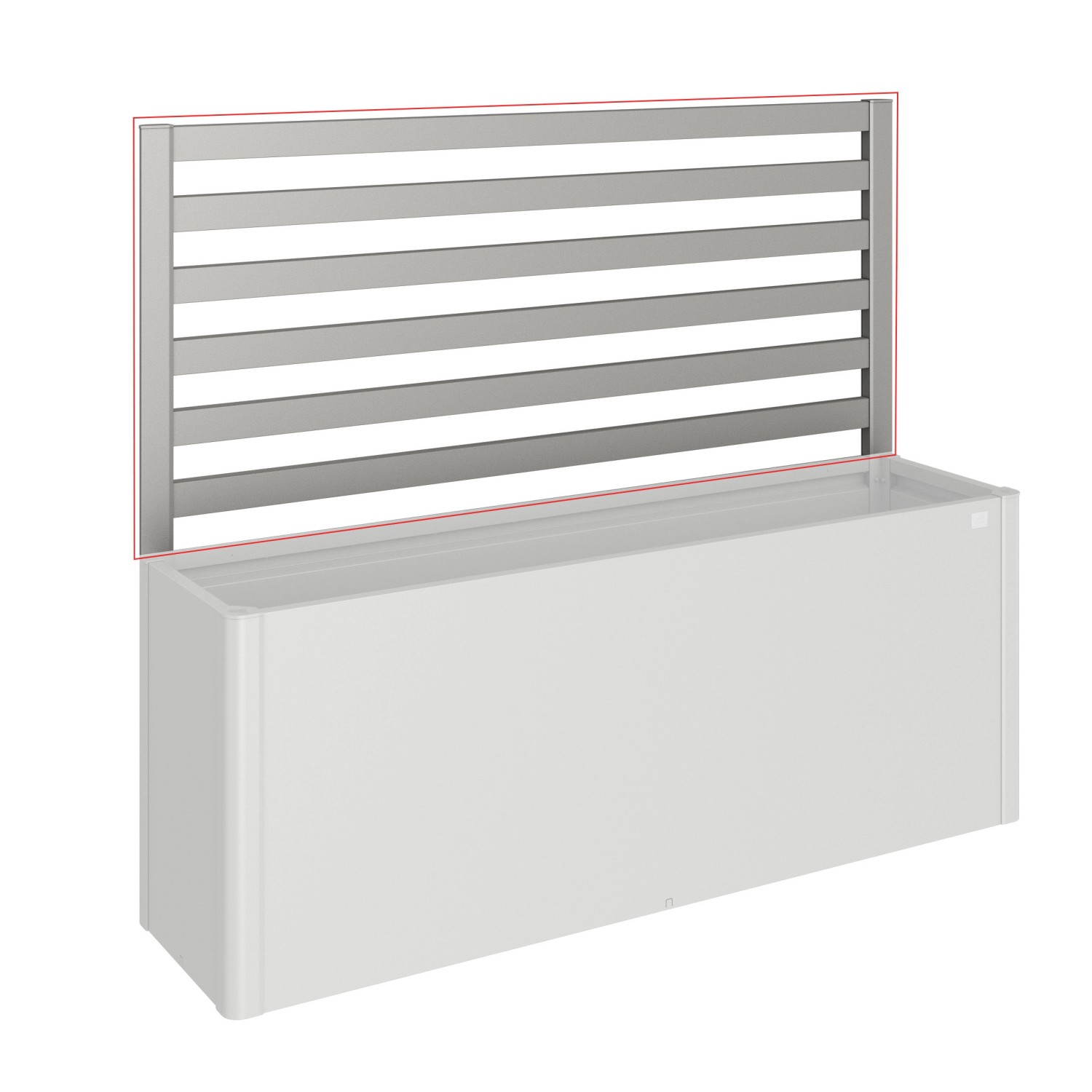 Biohort Latková mreža pre vyvýšený záhon pre stranu 4 m kremeňovo sivá