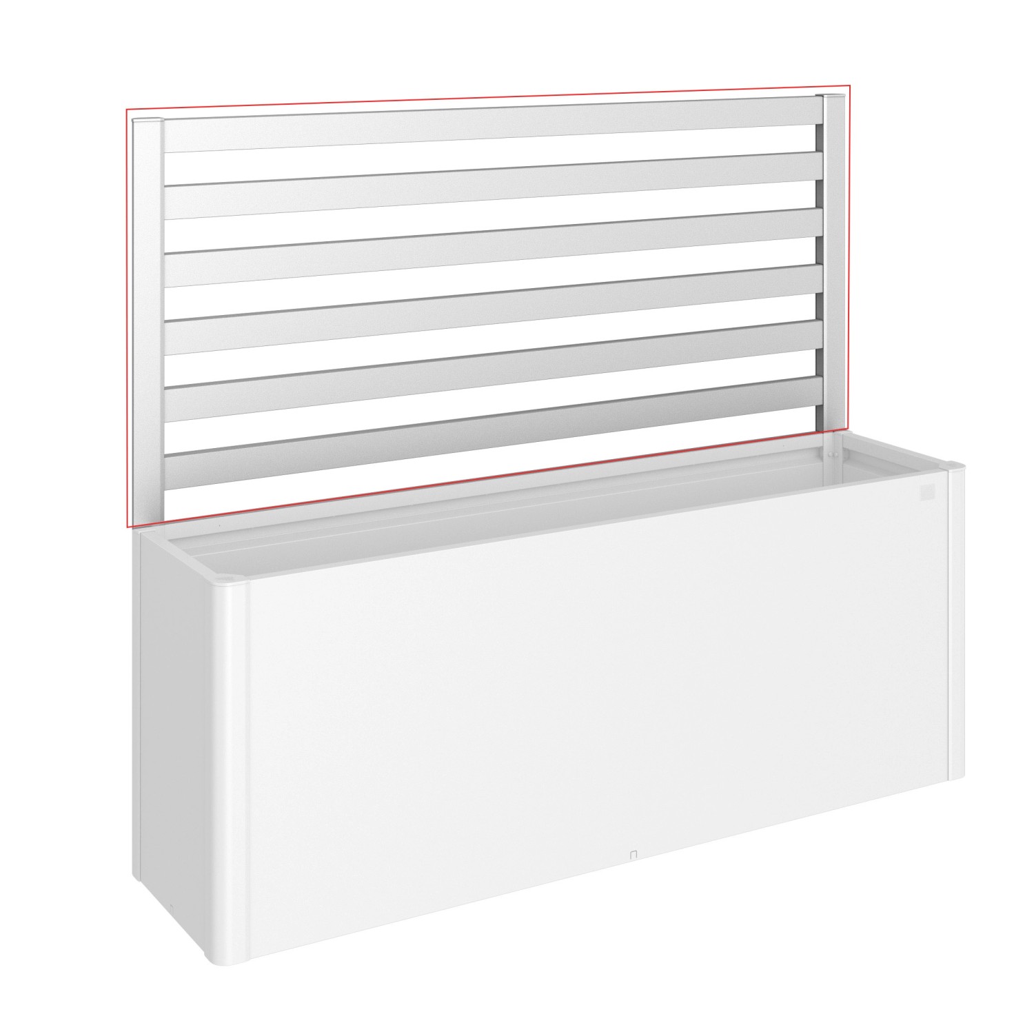 Biohort Latková mreža pre vyvýšený záhon pre stranu 4 m strieborná