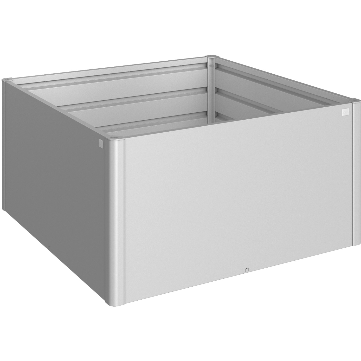 Biohort Vyvýšený záhon 1,5 x 1,5 strieborný, 152 x 152 x 77 cm