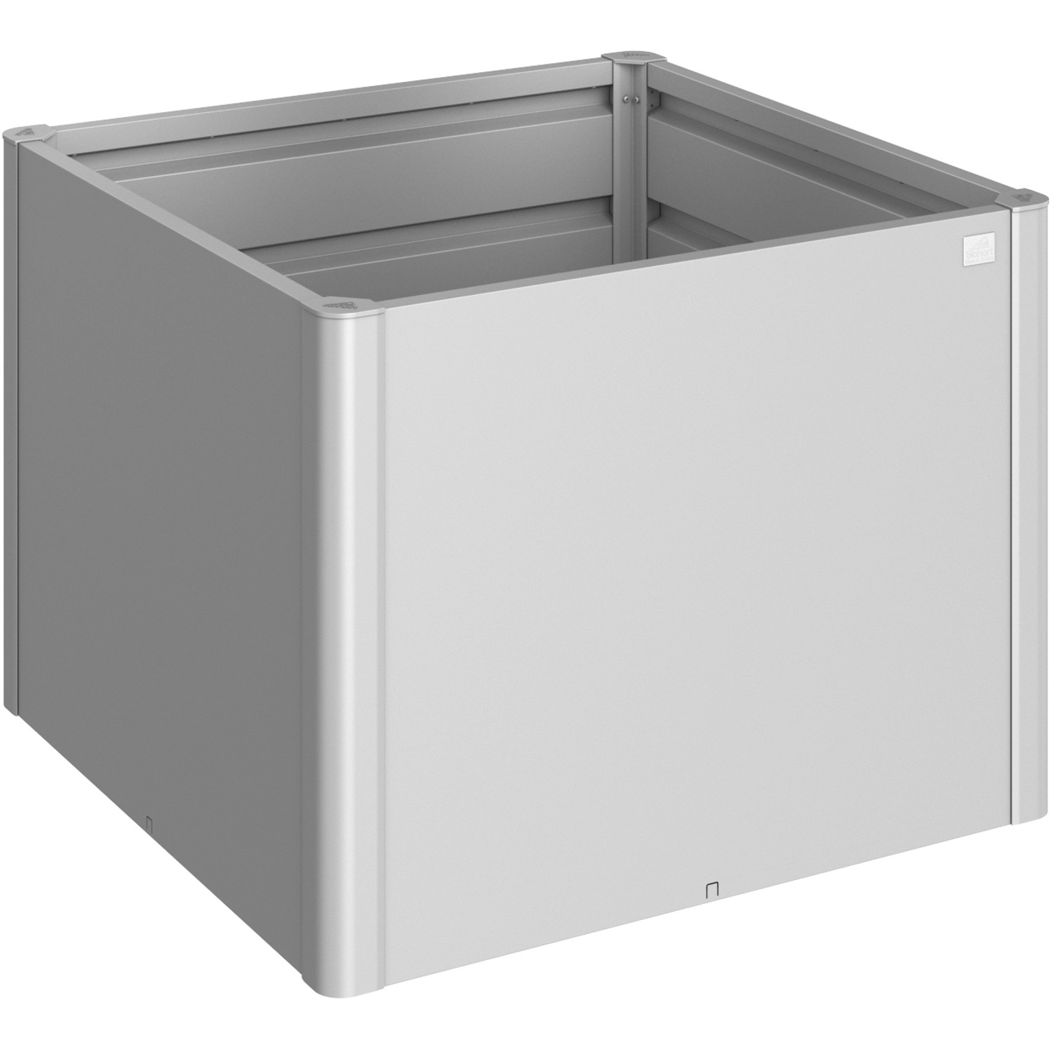 Biohort Vyvýšený záhon 1 x 1 strieborný, 102 x 102 x 77 cm