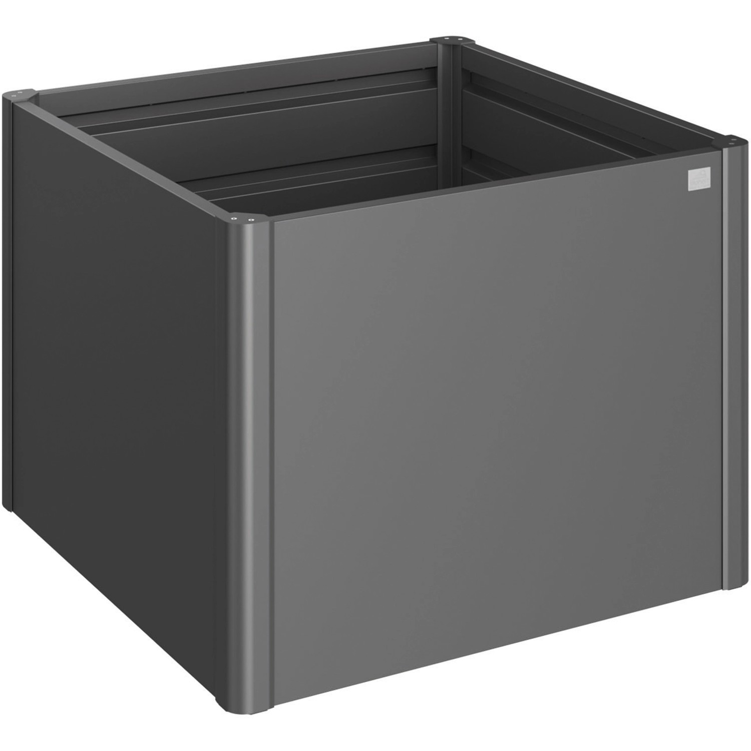 Biohort Vyvýšený záhon 1 x 1 tmavo sivý, 102 x 102 x 77 cm