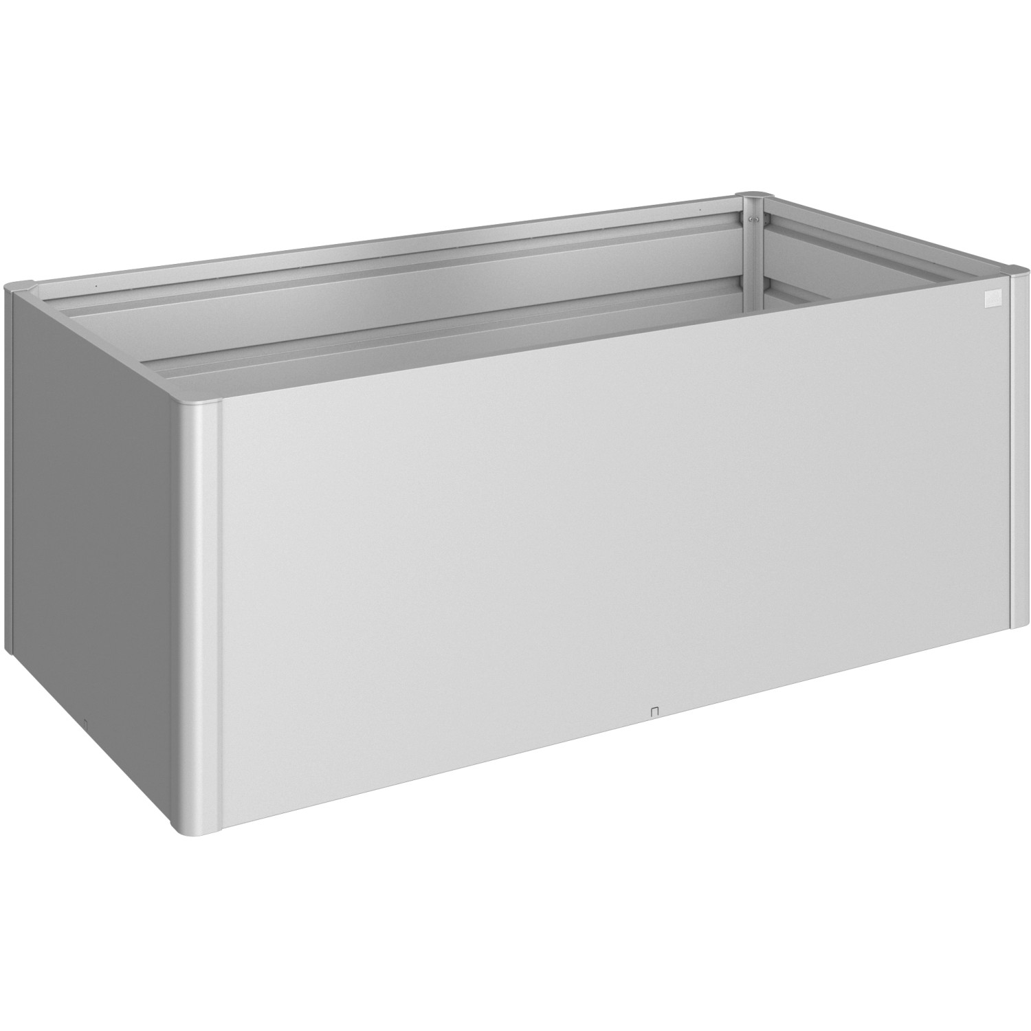 Biohort Vyvýšený záhon 2 x 1 strieborný, 201 x 102 x 77 cm