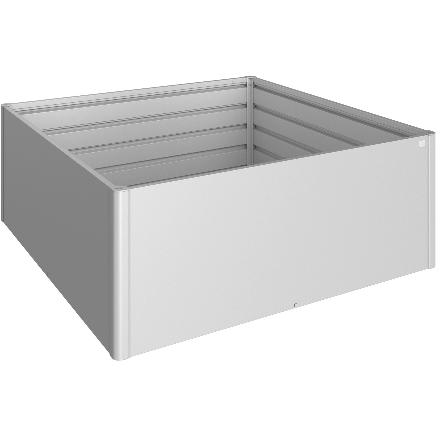 Biohort Vyvýšený záhon 2 x 2 strieborný, 201 x 201 x 77 cm