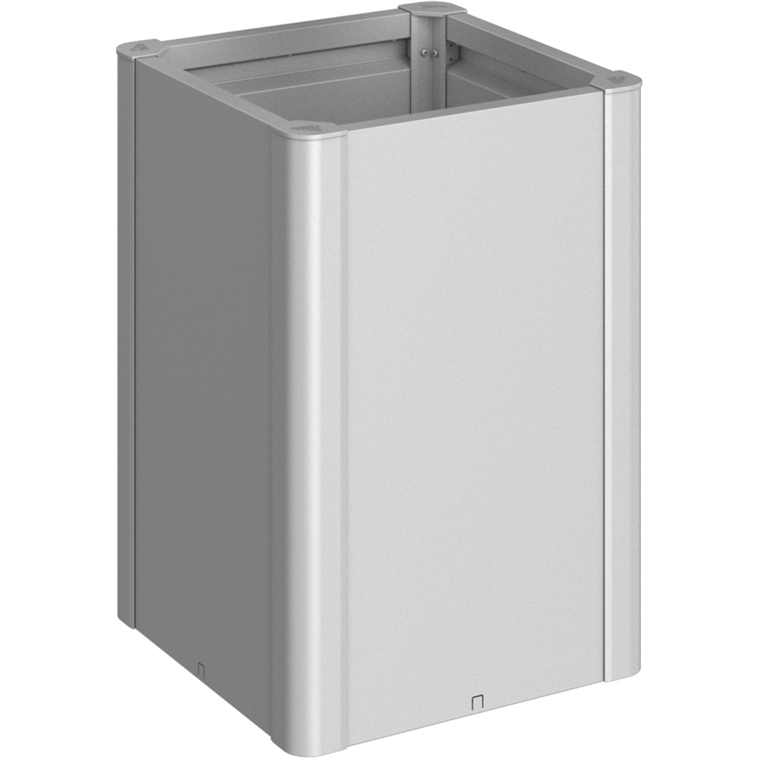 Biohort Vyvýšený záhon Belvedere Maxi 50 strieborný, 53 x 53 x 77 cm