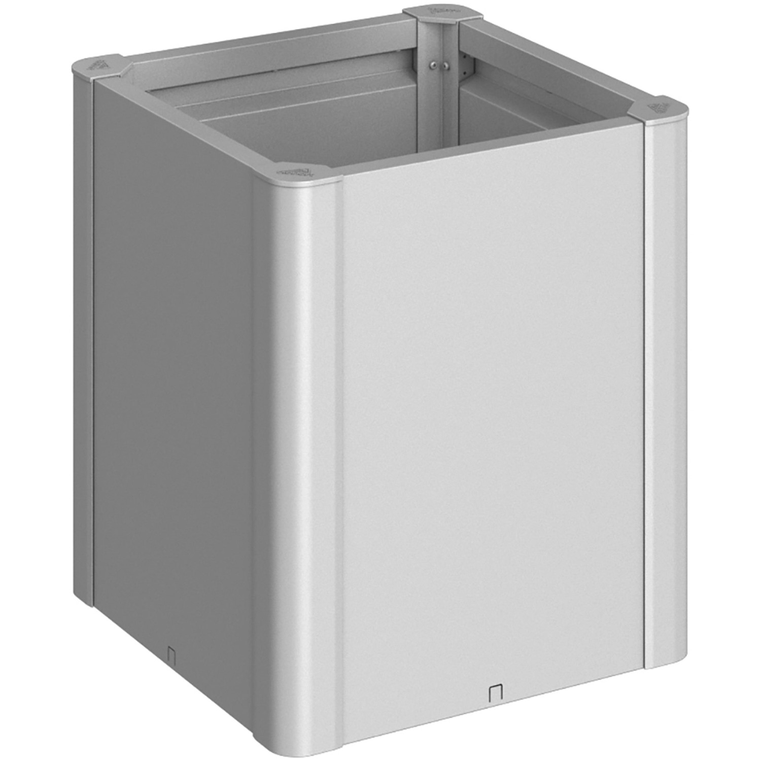 Biohort Vyvýšený záhon Belvedere Midi 50 strieborný, 53 x 53 x 61 cm