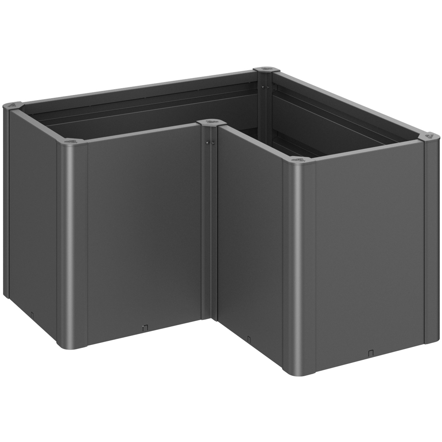 Biohort Vyvýšený záhon Belvedere Midi L100 tmavo sivý, 102 x 102 x 53 x 61 cm