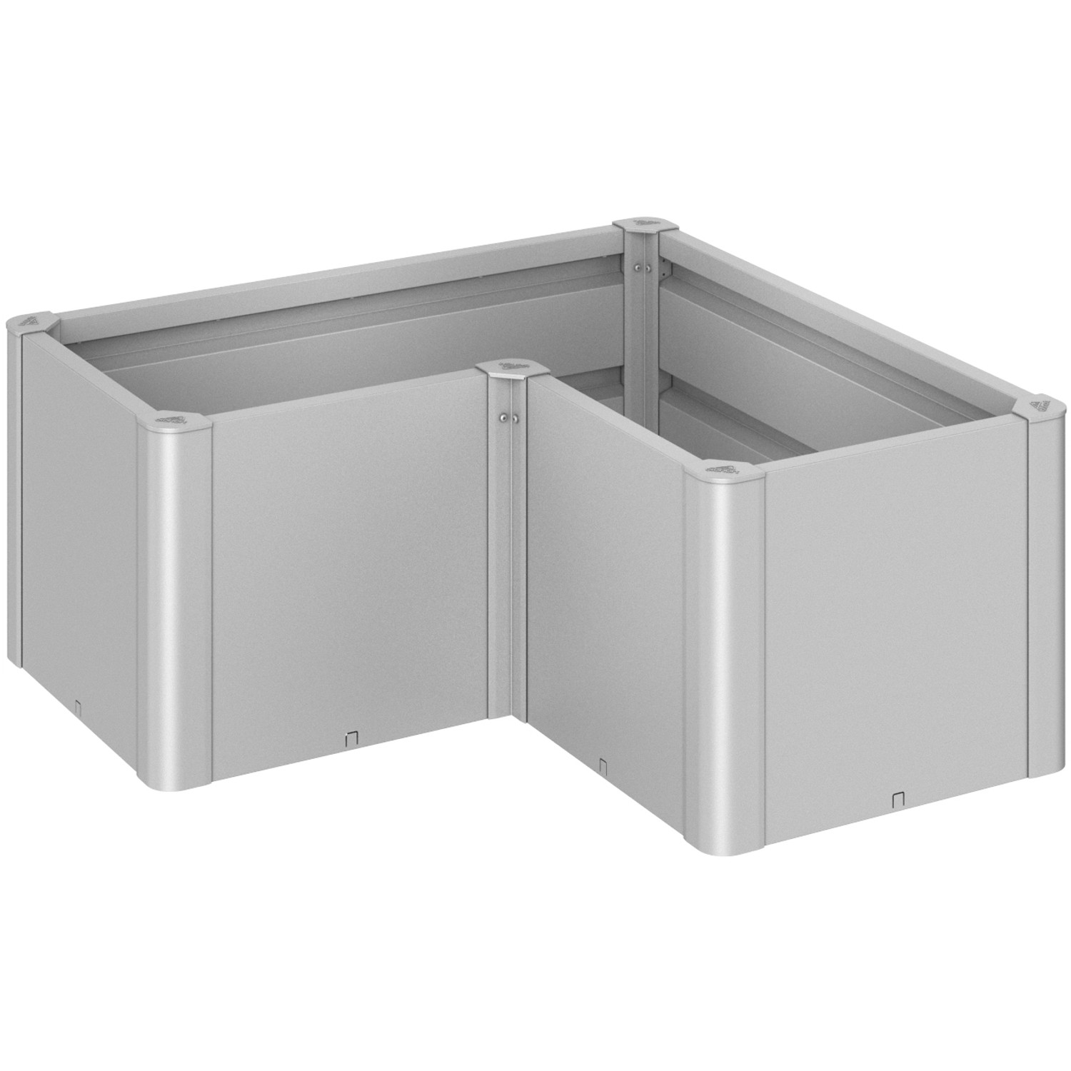 Biohort Vyvýšený záhon Belvedere Mini L100 strieborný, 102 x 102 x 53 x 45 cm