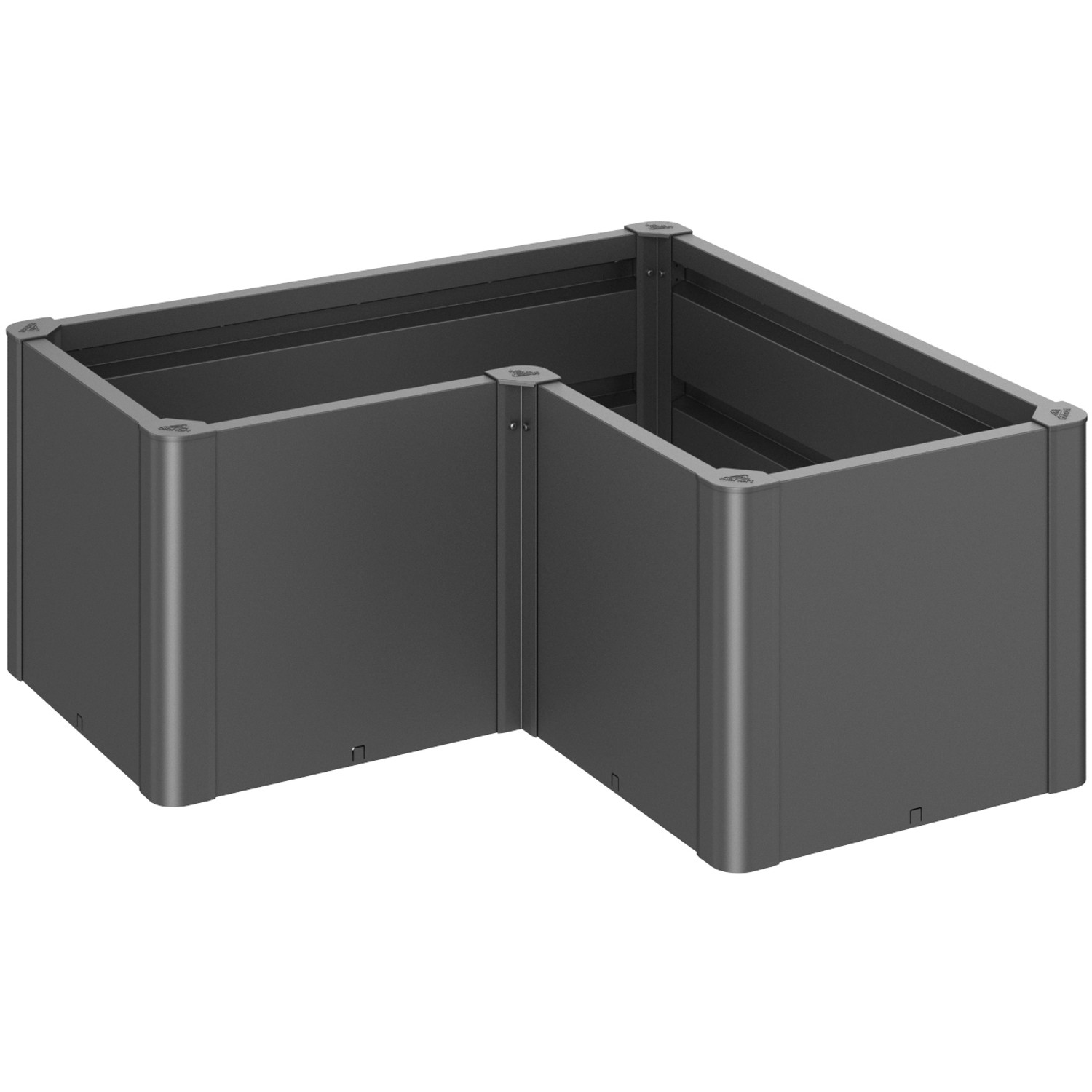 Biohort Vyvýšený záhon Belvedere Mini L100 tmavo sivý, 102 x 102 x 53 x 45 cm