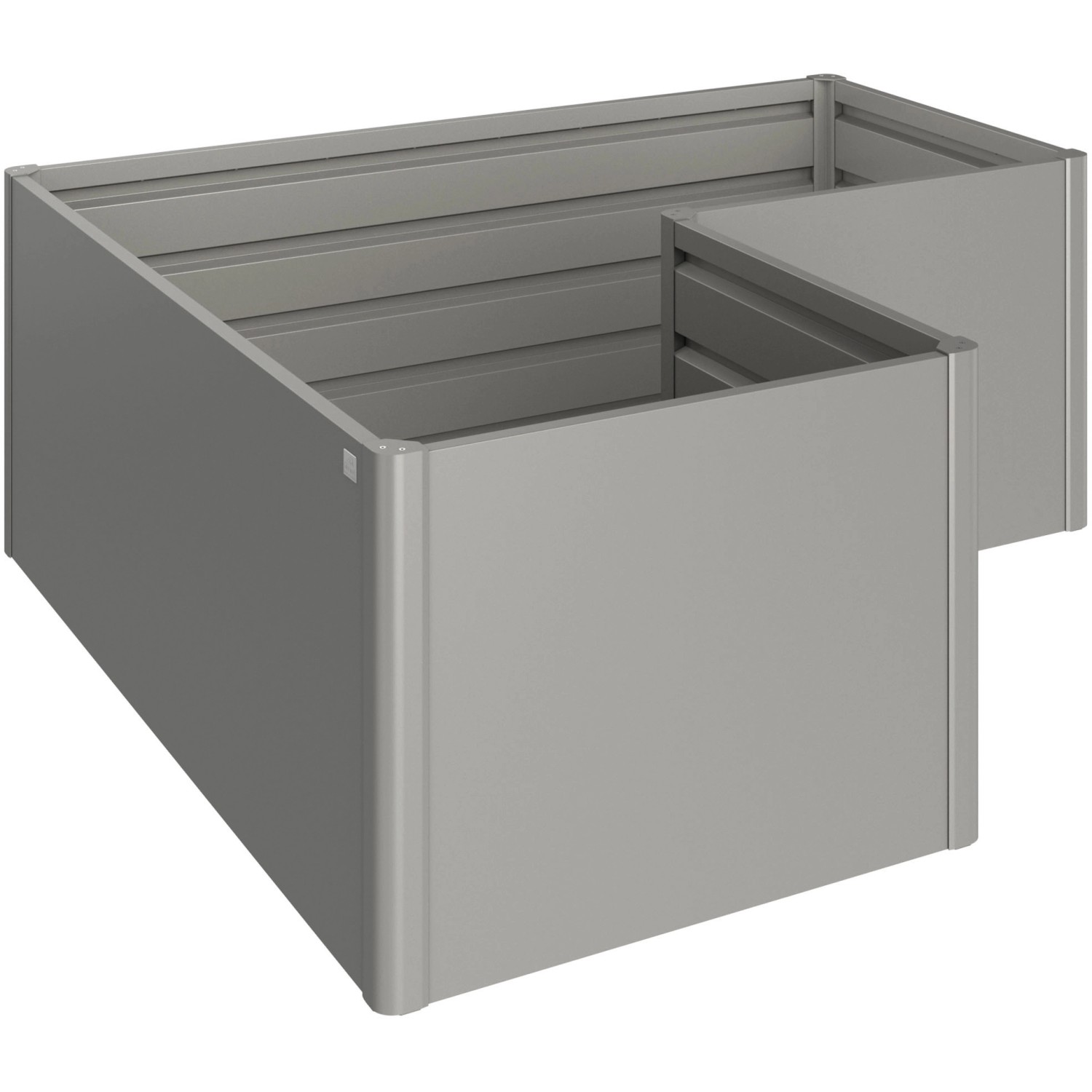 Biohort Vyvýšený záhon L2 x 1 kremeňovo sivý, 201 x 201 x 102 x 77 cm