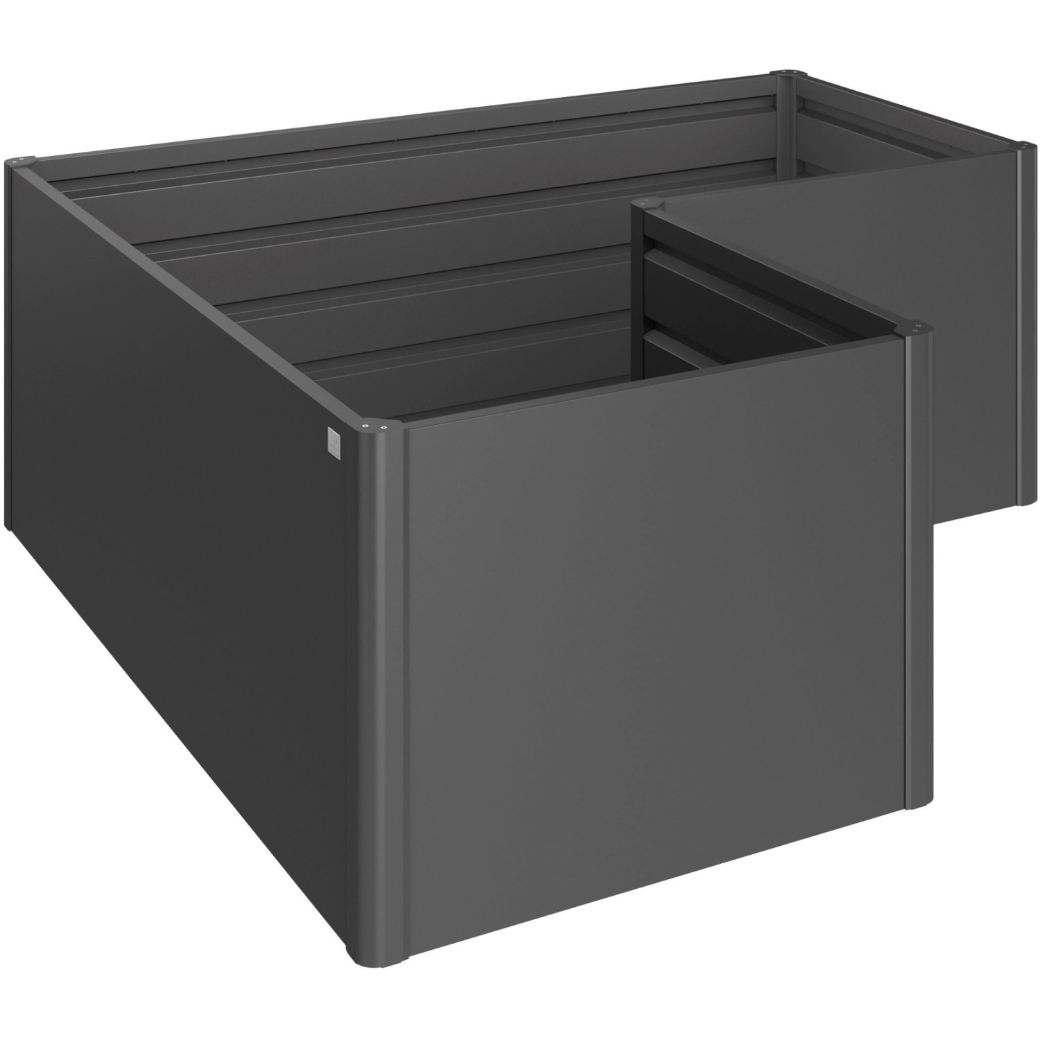 Biohort Vyvýšený záhon L2 x 1 tmavosivý, 201 x 201 x 102 x 77 cm