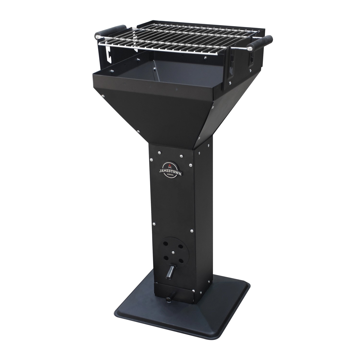 Jamestown Gril na drevené uhlie s oceľovým podstavcom Ted, 37 x 36 cm